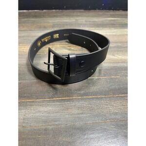 Boston Leather 6605 US Postal Approved Duty Belt Black Leather Mens Size 34 USA